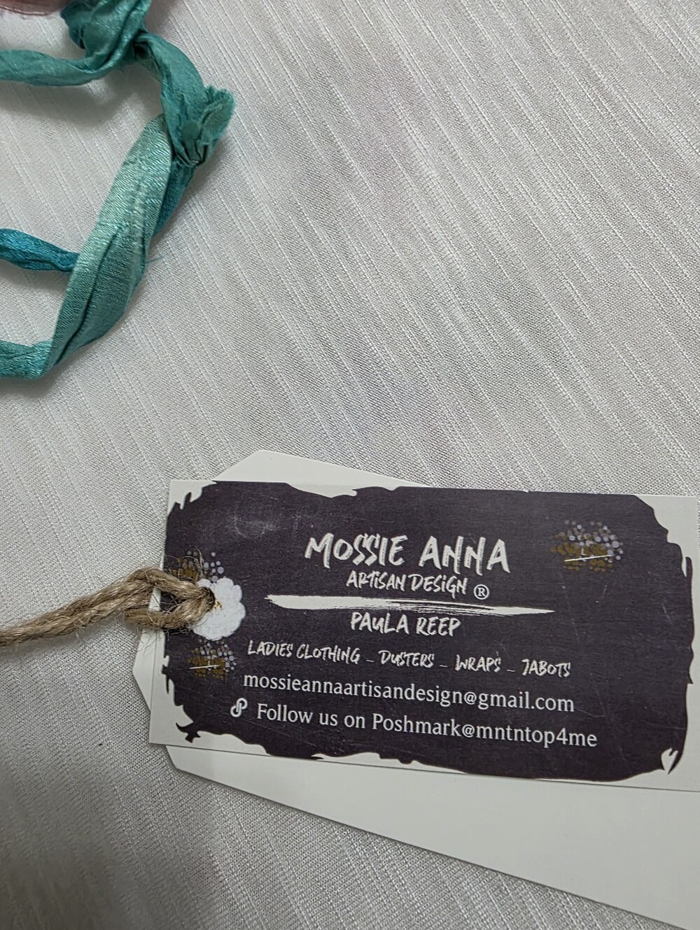 JABOT🩷 MOSSIE ANNA ARTISAN DESIGN🩷 NWT OOAK - Picture 9 of 10